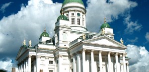 Der Dom von Helsinki in Finnland in Finnland